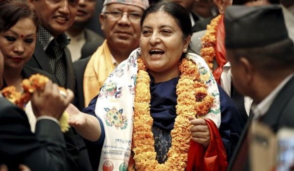 Nepal&#039;s first female president elected
