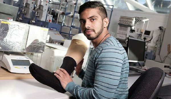 Lankan creates sock to save feet from diabetes