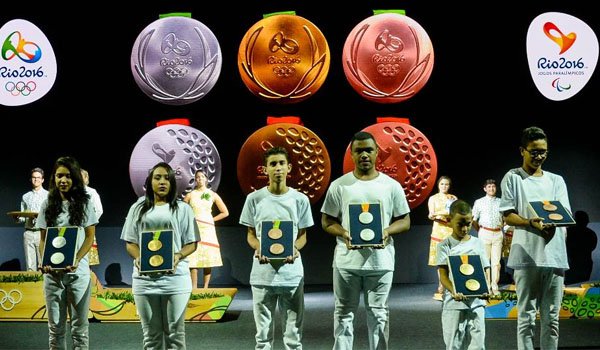 Rio 2016 Olympic medals unveiled