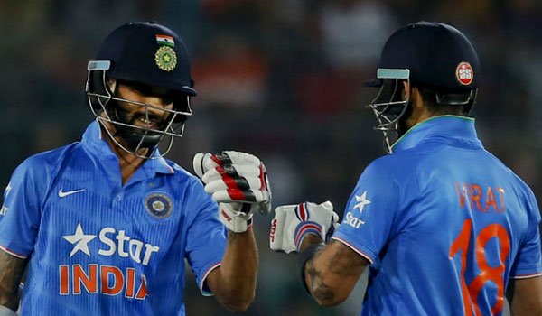 Dhawan, Kohli bring India sixth Asia Cup title
