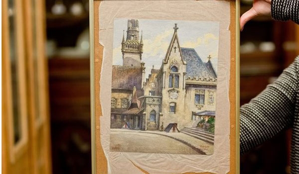Painting by Hitler auctioned  for $161,000