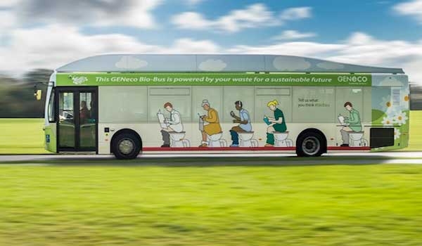 UK&#039;s first &#039;poo bus&#039; goes into service