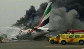 Emirates plane crash-lands at Dubai airport (video)