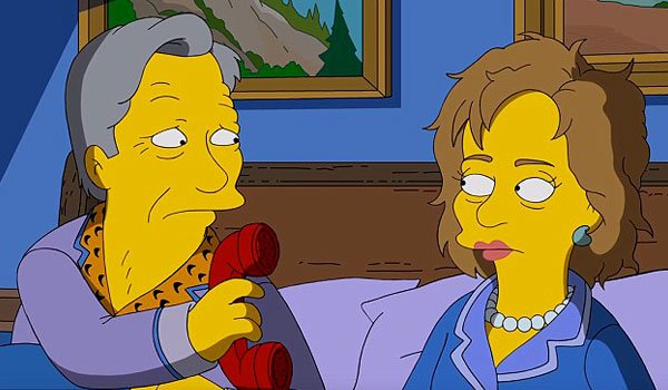 Simpsons endorse Hillary (video)