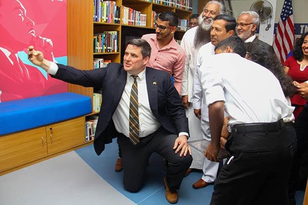 Modernized American Corner launched in Kandy