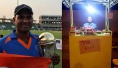 Cricket star sells street food to make a living