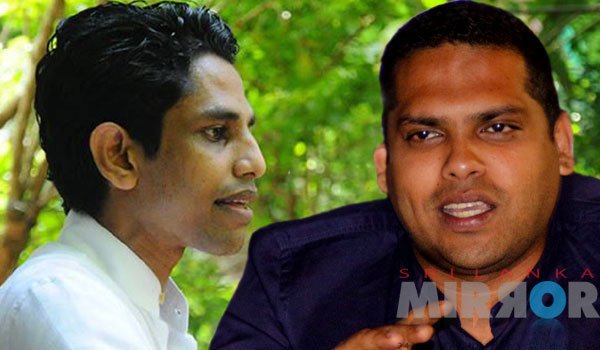 Rajitha’s MP son storms Harin’s office (video)