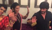Shah Rukh dances with transgender band (video)