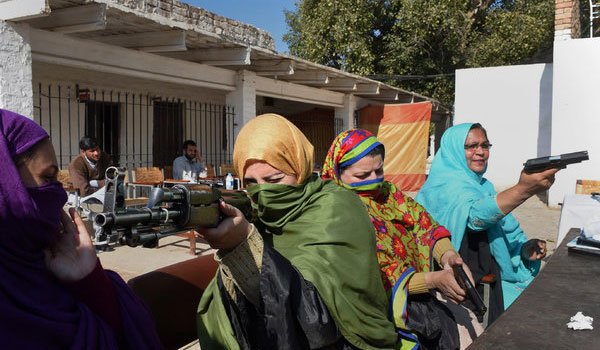 Training teachers to take aim against Taliban