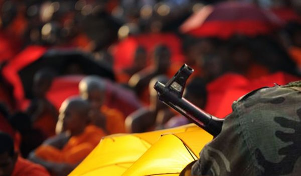 Conspiracy to provoke monks, soldiers!