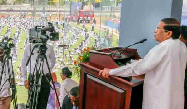 India-rebuilt Lanka stadium where 23 human skeletons were discovered