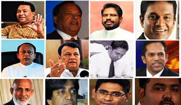 Defeated UPFA ex-MPs from national list
