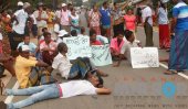 Protesting farmers demand subsidised fertilizer (Pics)