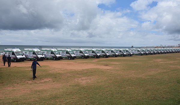 Indian aided emergency ambulance service launched