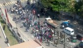 Open University students hold protest