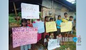 Demo by children of political prisoners