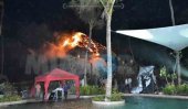 Sri Lanka president evacuated from luxury hotel fire