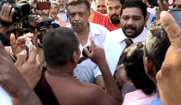 Protest against racism disrupted