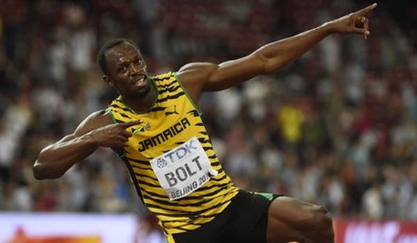 Bolt beats Gatlin for sprint double
