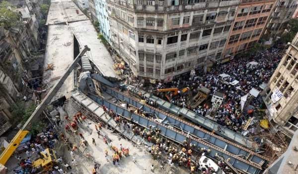 Fatal flyover collapse in Kolkata