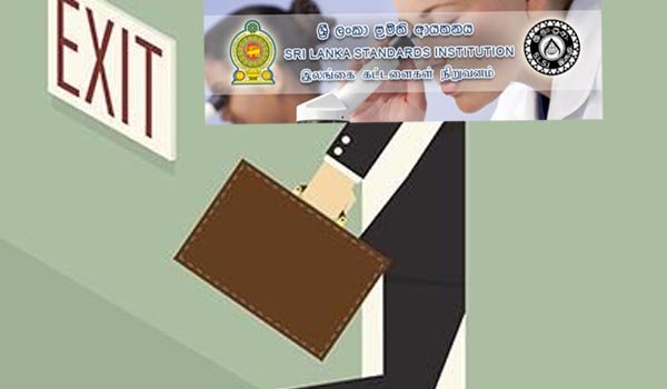 Retired Senaweera takes official SLSI files with him