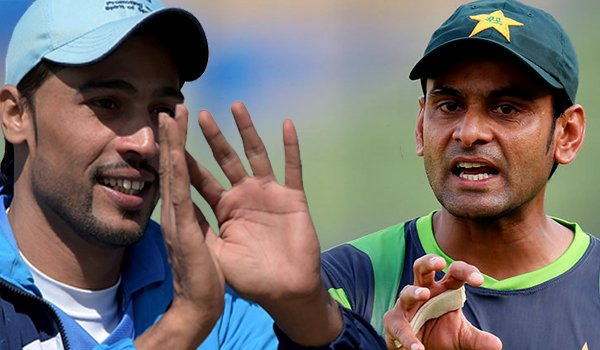 Hafeez says he cannot play with Mohammad Amir