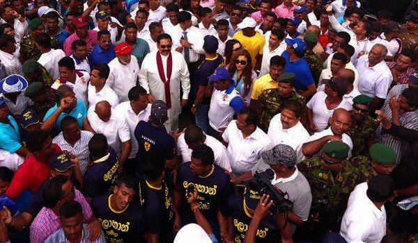 Govt. in witch-hunt of military, monks – Mahinda (pictures/video)