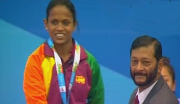Dinusha wins Silver at South Asian Games