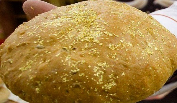 Glittering bread