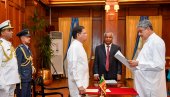 Fonseka takes oaths as minister (Pics)