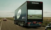 Samsung tests &quot;see through&quot; safety trucks in Argentina (video)