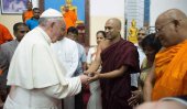 Pope Francis visits Buddhist temple in Sri Lanka