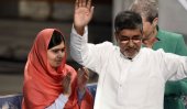 Malala, Satyarthi receive joint Nobel award