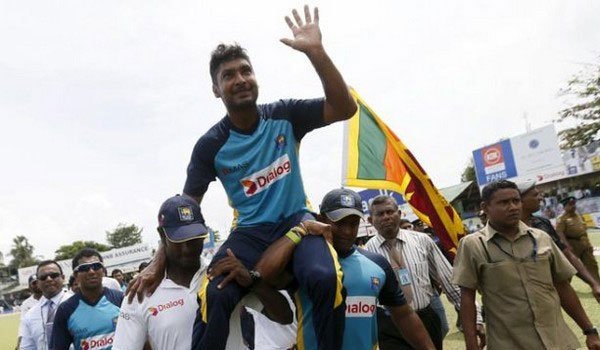 Sanga leaves for England