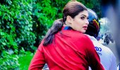 Hirunika goes no-helmet mode (Pics)
