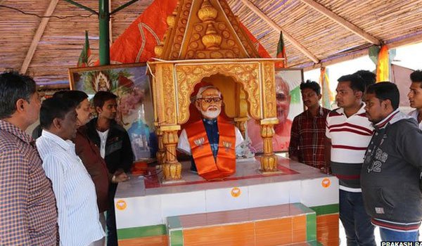 Temple to Indian PM Modi scrapped