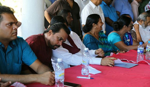 Wimal leaves Gota for Basil!