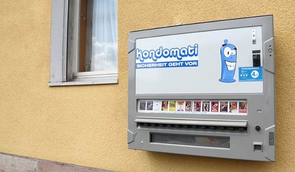 Man dies trying to blow up condom machine