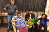 President visits Rajitha in Singapore