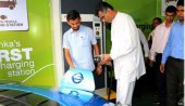 First electric car charging centre was opened last April