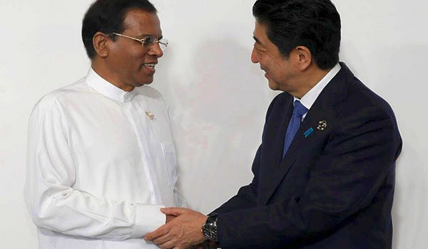 Maithri gets warm welcome from G-7 leaders