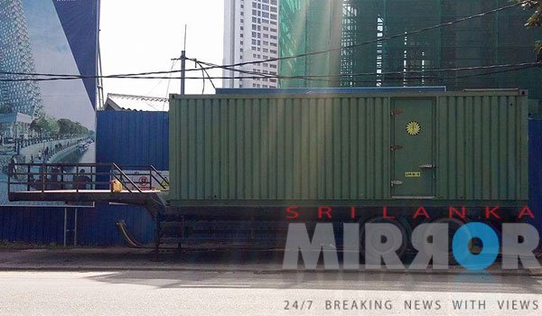 Generators supply electricity to Colombo city