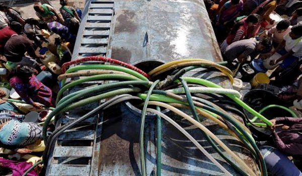 10m without water in Delhi