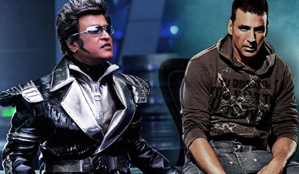 Akshay Kumar gets kicked by Rajinikanth