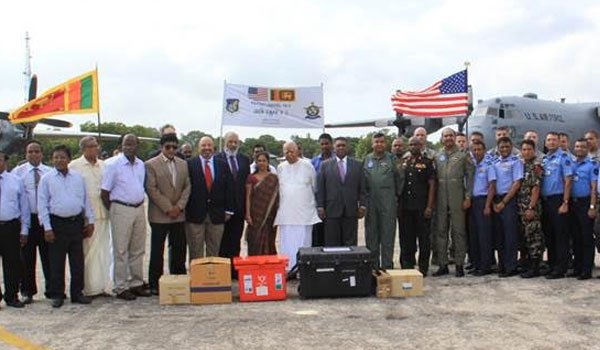 On behalf of the American people U.S. Ambassador Atul Keshap donated medical supplies brought in by U.S. Pacific Command’s Operation Pacific Angel (PACANGEL) to Chief Minister of the Northern Province C.V. Wigneswaran and Opposition Leader R. Sampanthan who accepted the items on behalf of the people of Jaffna