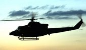 SLAF Bell - 206 helicopter damaged in Hingurakgoda