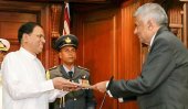 Ranil takes oath as PM : MoU signed for national govt.