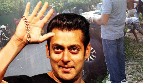 Was Salman Khan involved in a motor accident in Sri Lanka ?