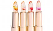 Lipstick with actual flowers inside? Yes, please!