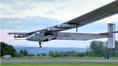 Solar powered plane begins epic global flight